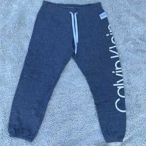 Large Calvin Klein sweatpants!